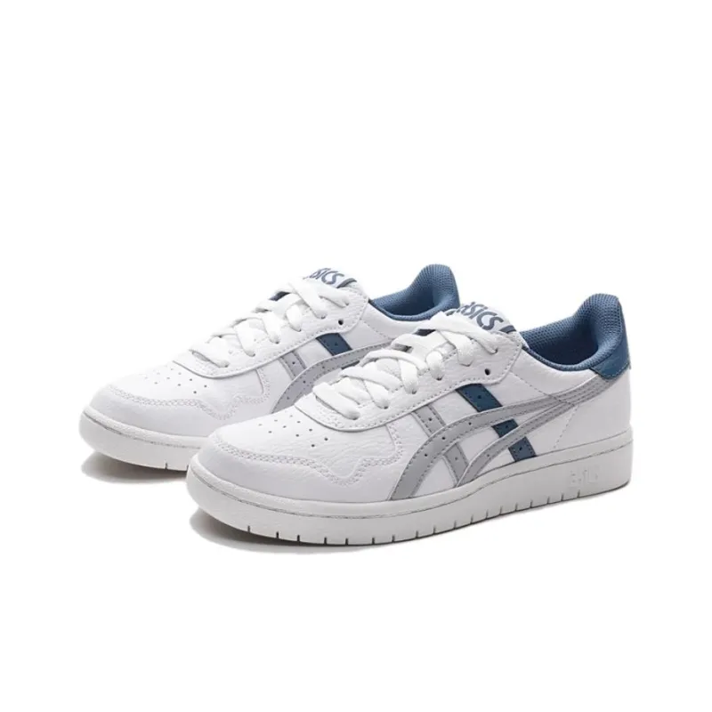 Asics JAPAN S Wear-resistant And Lightweight Low-Top Skateboard Shoes Unisex White Blue-3