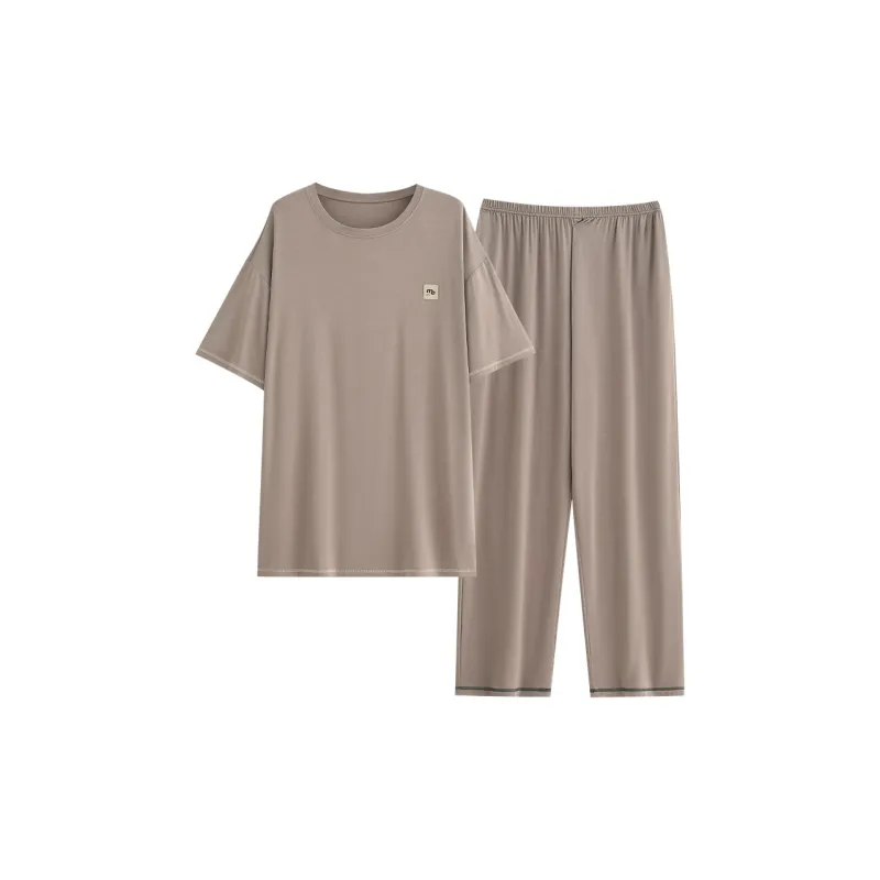GOSO Pajama Set Men's Brown Shades-0