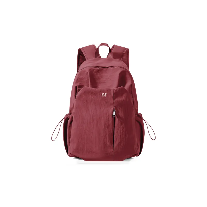 QING QI ZHE Washed Fabric Backpack Regular Unisex Multicolor-28