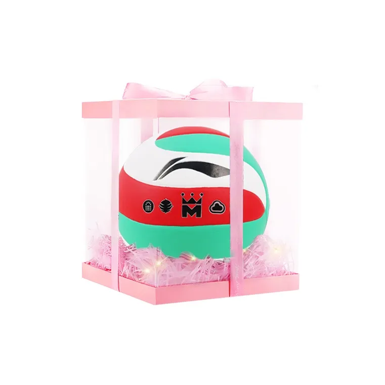 LiNing PU Size 5 Volleyball Unisex White Red Green-2