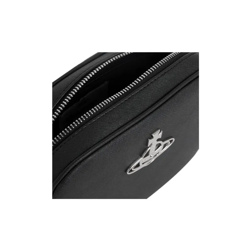 Vivienne Westwood Orb Plaque Zipped Small Crossbody Bag-3
