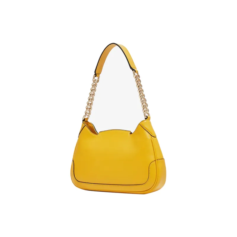 MICHAEL KORS MICHAEL KORS Handbag Collection Hally Cow Leather Underarm Shoulder Bag Women's Yellow-2