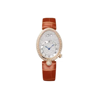 BREGUET REINE DE NAPLES Automatic Mechanical Movement Women's Watch 36.5*28.45mm Silver Dial