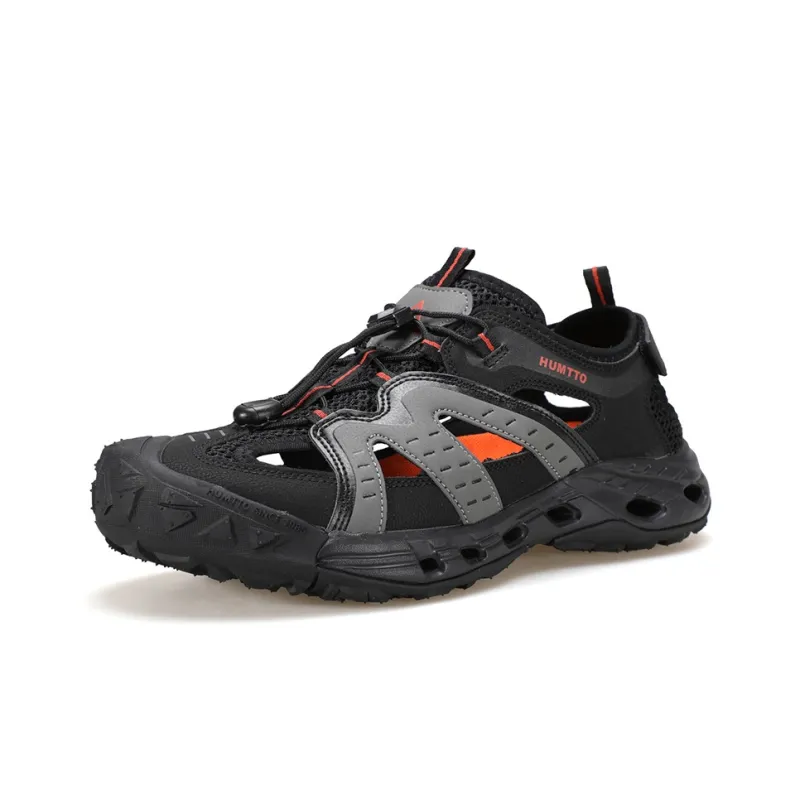 HUMTTO River Trekking Shoes Men's Chestnut Black-1