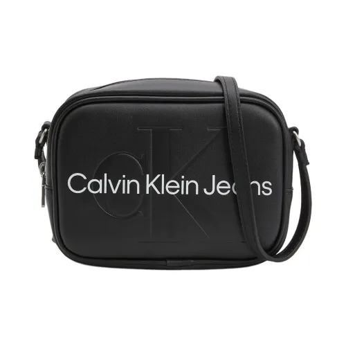 CALVIN KLEIN Polyurethane Shoulder Bag, Crossbody Bag Unisex Black