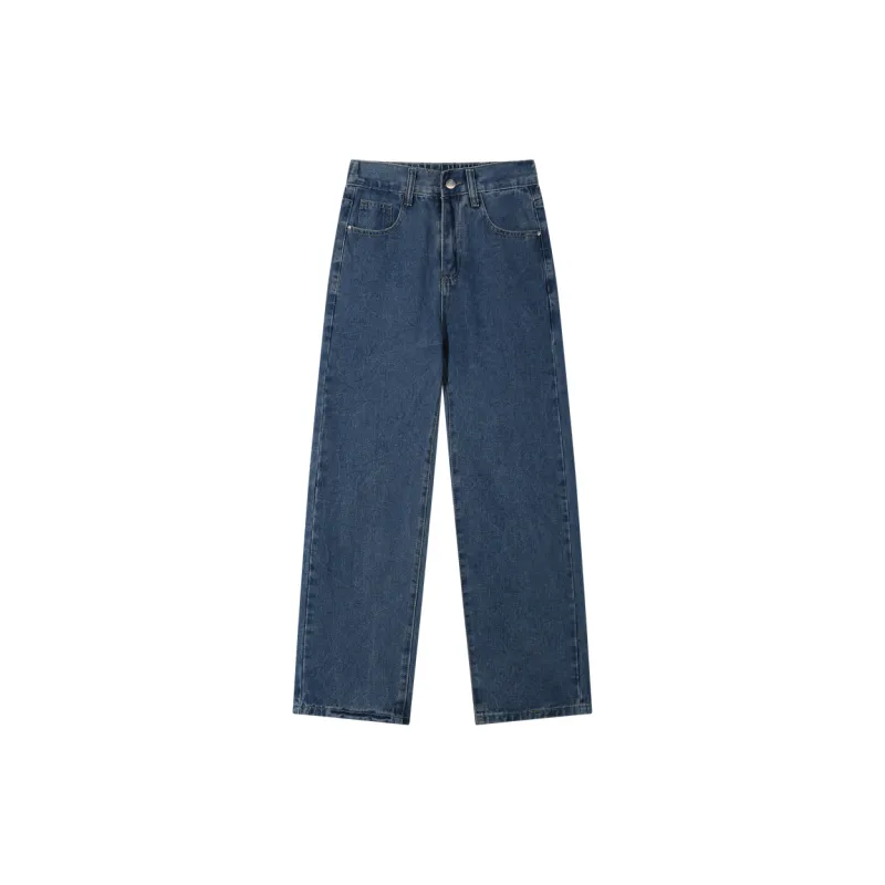 Jeans Unisex Dark Blue XL - POIZON