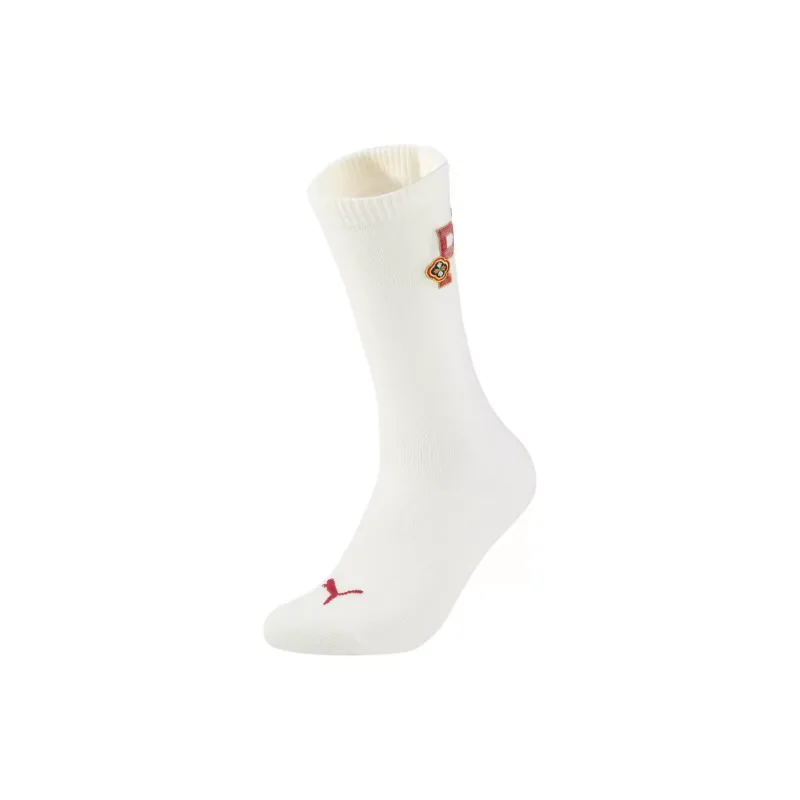 PUMA Mid Calf Socks Unisex Gray White-0