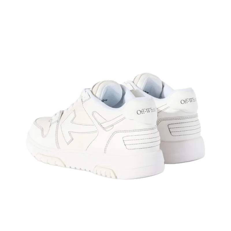 OFF WHITE Out Of Office Ooo Low Tops Cream White Women's-3