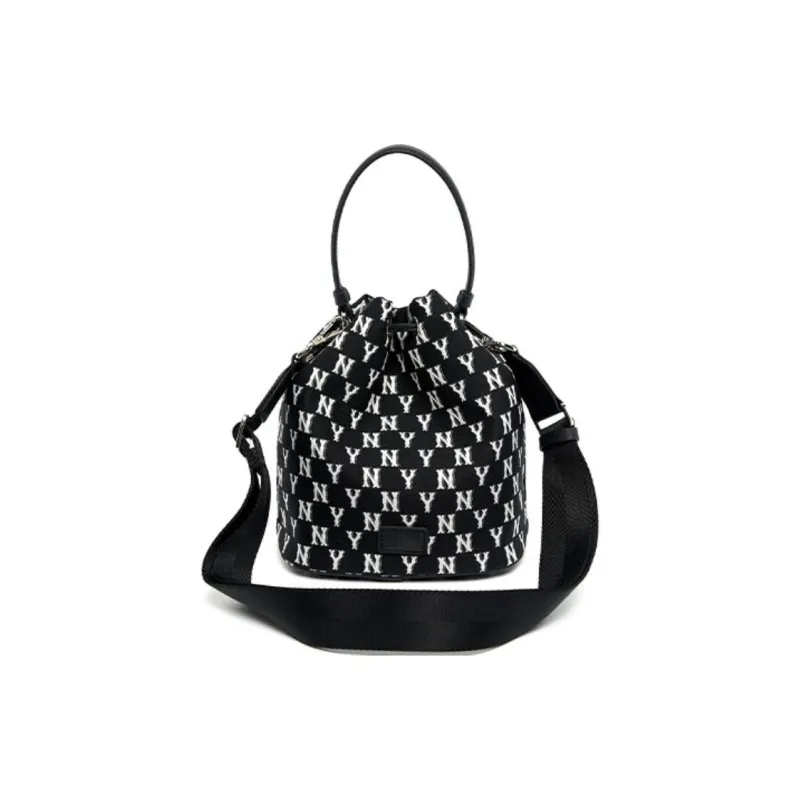MLB Polyester Bucket Bag Handbag Shoulder Bag Crossbody Bag Regular Women's Black-2