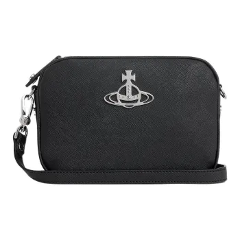 Vivienne Westwood Orb Plaque Zipped Small Crossbody Bag