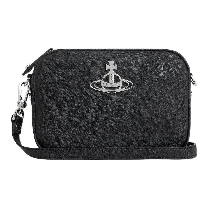 Vivienne Westwood Orb Plaque Zipped Small Crossbody Bag-0