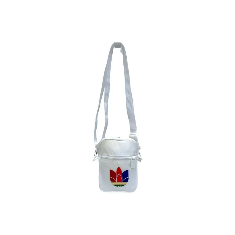 Adidas Originals Polyester Crossbody Bag Regular Unisex White-5