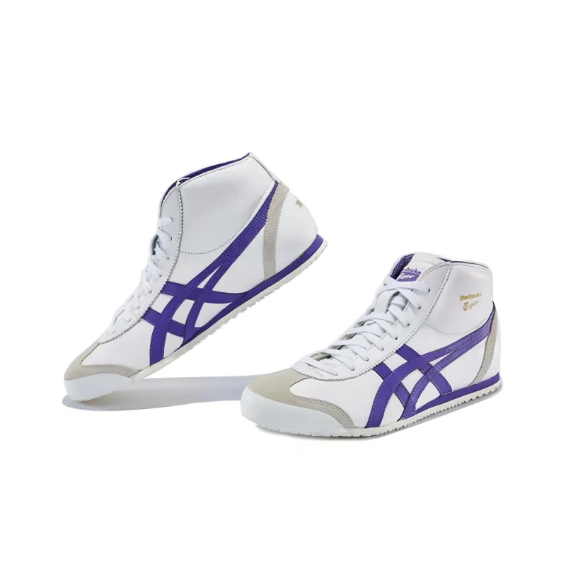 Onitsuka Tiger Mexico Mid Runner 'White Blue'-2