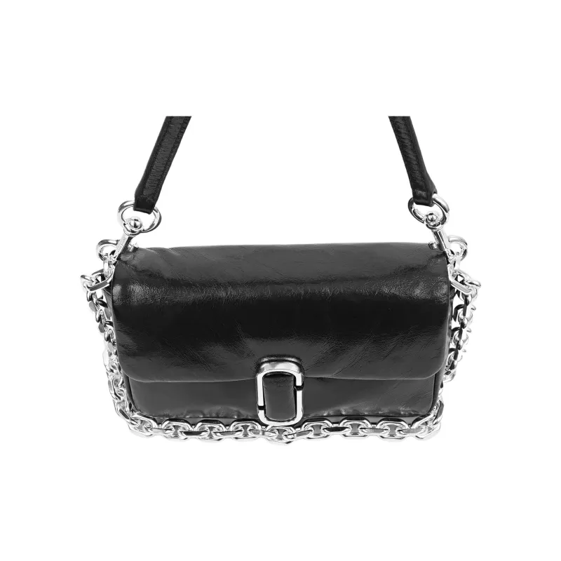 MARC JACOBS Leather Crossbody Bag, Shoulder Bag Women's Black-2