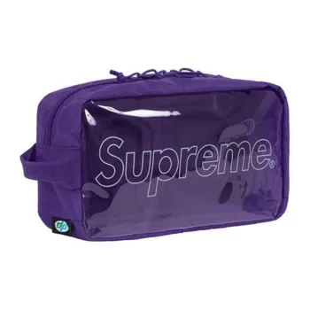 Supreme FW18 Nylon Toiletry Bag Regular Unisex Purple
