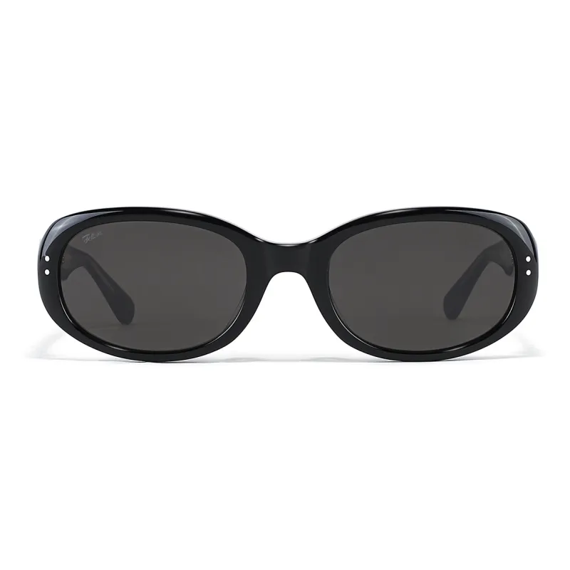 Fakeme Plate Frame Oval Sunglasses Unisex-0