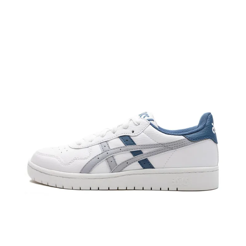 Asics JAPAN S Wear-resistant And Lightweight Low-Top Skateboard Shoes Unisex White Blue-0