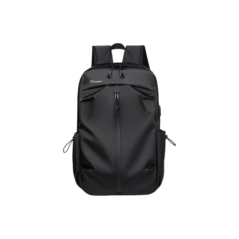Dusen Kangaroo Oxford Backpack Regular Unisex Black/Gray-10