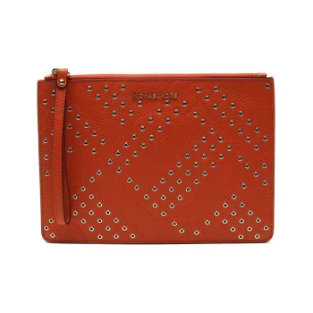 MICHAEL KORS Jet Set Travel Clutch Coin Purse Handbag Women's Red