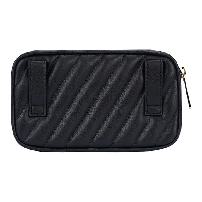 MICHAEL KORS Rose Artificial Leather Sling Bag, Fanny Pack Regular Women's Black-3