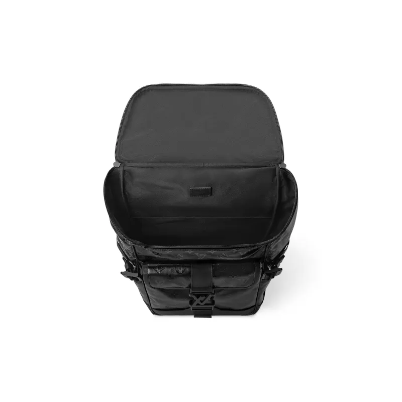 LOUIS VUITTON Canvas With Leather Trim Backpack Men's Black-7