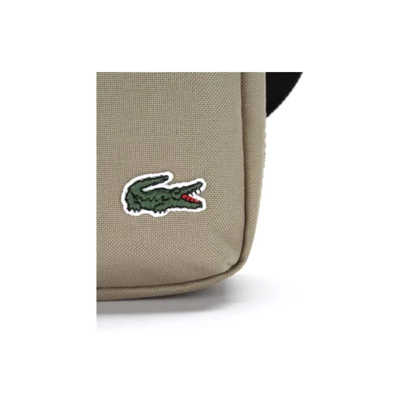 LACOSTE Fabric Shoulder Bag Crossbody Bag Regular Men's Clove Green-3