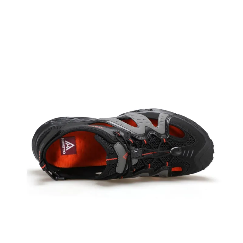 HUMTTO River Trekking Shoes Men's Chestnut Black-3