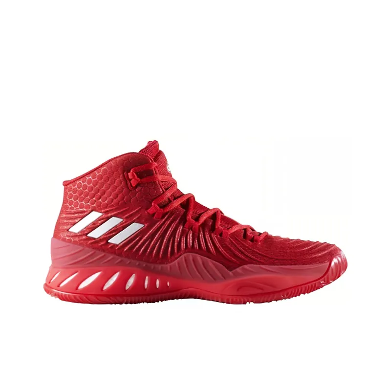 Adidas Crazy Explosive 2017 Boost Non-slip Lightweight Mid-Top Basketball Shoes Unisex Red-1