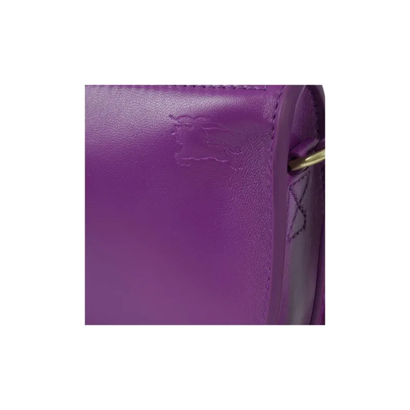 Burberry EKD motif Leather Shoulder Bag-3