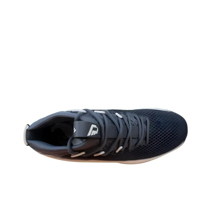 Adidas Cushioning Wear-Resistant Low-Top Running Shoes Unisex Blue White-2