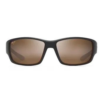 Maui Jim Injection Molding Nylon Irregular Shape Sunglasses Men's Black