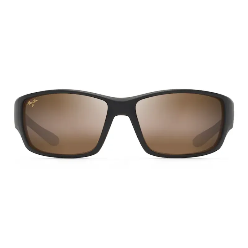 Maui Jim Injection Molding Nylon Irregular Shape Sunglasses Men's Black-0
