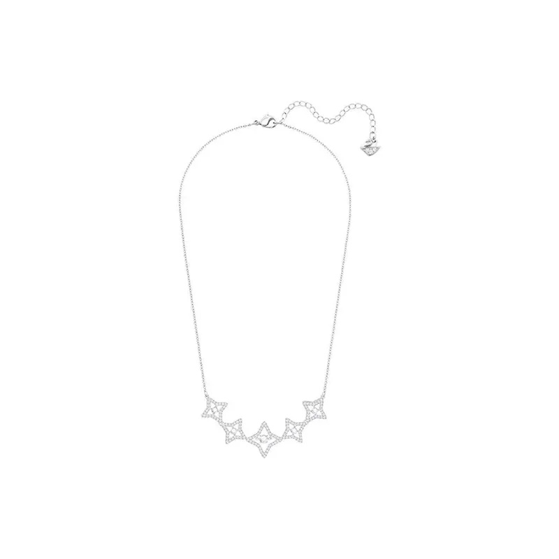 Swarovski Sparkling Dance Star Necklaces Women's White-1