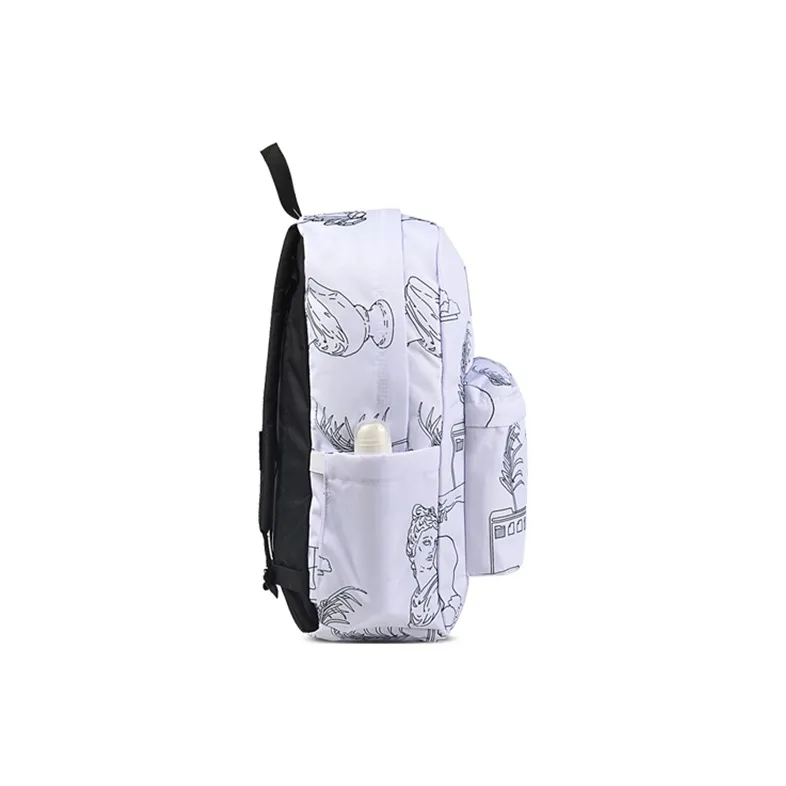 JanSport Polyester Backpack Unisex Simple Hand Drawn-1