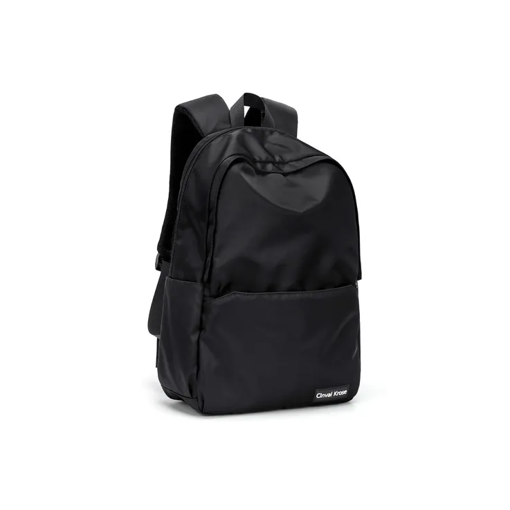 Simvay Clos Fabric Backpack Backpack Travel Bag Large Size Men's Black-1