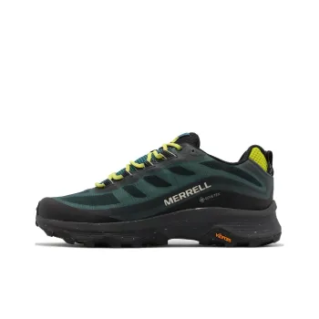 MERRELL Moab Speed GTX Cushioning Wear-Resistant Low-Top Outdoor Shoes Men's Black Green