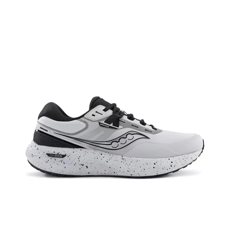 Saucony Surge 1 Anti-Slip Wear-Resistant Low-Top Casual Running Shoes Unisex Gray Black-1