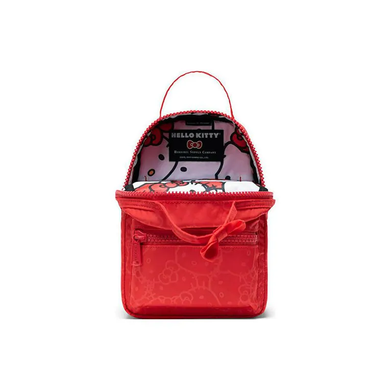 Herschel Hello Kitty Co branded Polyester Backpack Mini Women's Red-3