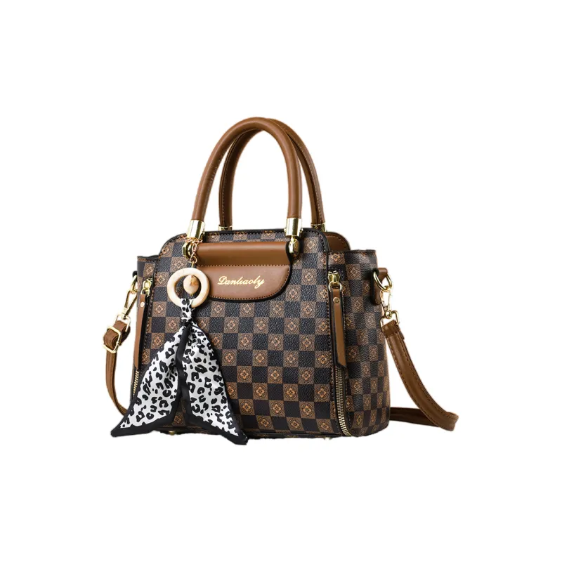 Weymond PU One Shoulder Handbags Regular Women's Coffee/Khaki/Coffee & Red/Coffee & Khaki-9