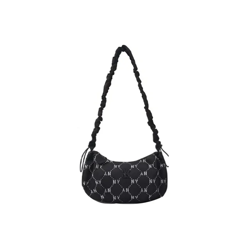 MLB New York Yankees Polyester Shoulder Bag Handbag Shoulder Bag Crossbody Bag Regular Unisex Black-1