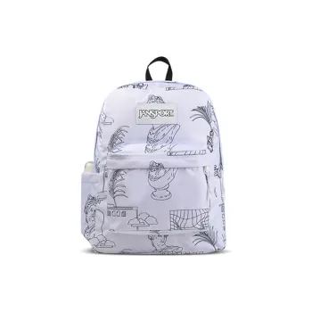 JanSport Polyester Backpack Unisex Simple Hand Drawn Illustration