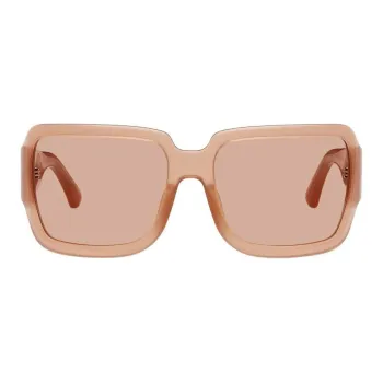 DRIES VAN NOTEN Acetate Irregular Shape Sunglasses Women's Pink