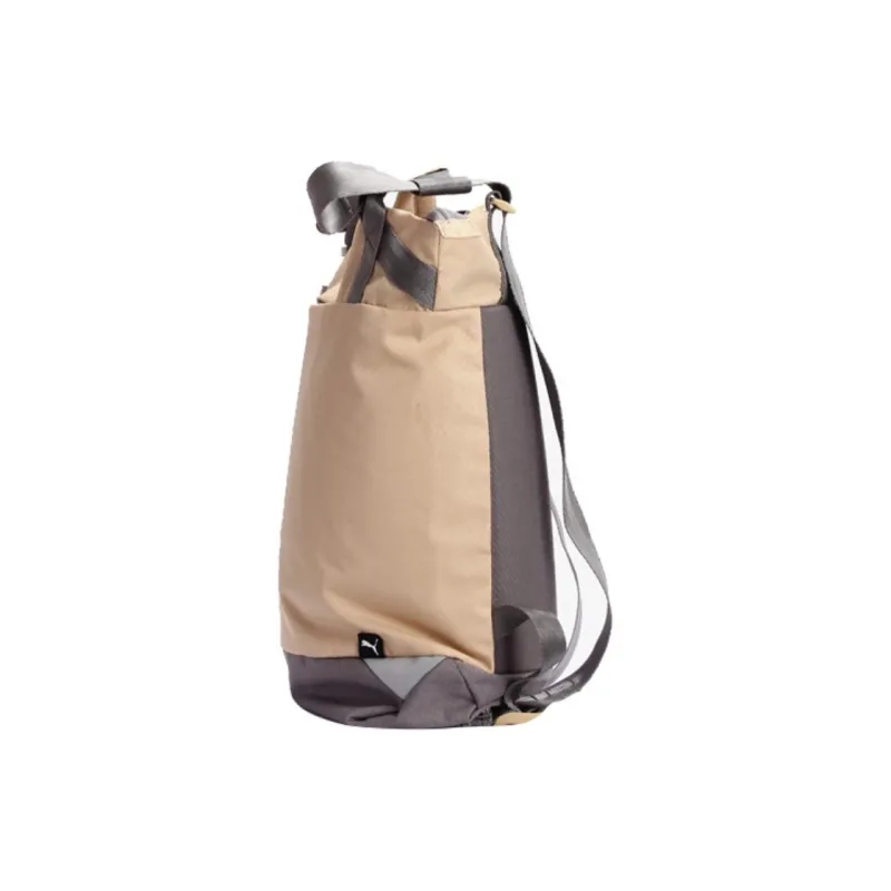 PUMA Fabric Travel Bags Backpack Regular Unisex Khaki Mixed Gray-2