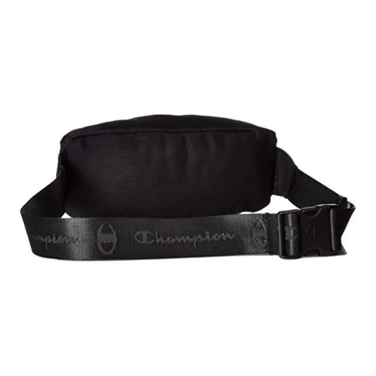 Champion Nylon Fabric Sling Bag, One Shoulder, Crossbody, Fanny Pack Regular Unisex Black-2