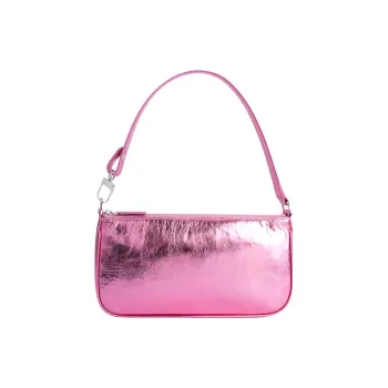 By Far Rachel Metallic Shoulder Bag