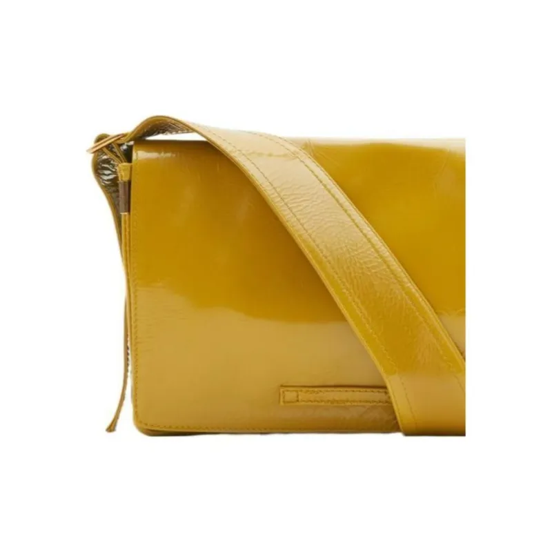 Burberry Patent Leather Calfskin Shoulder Bag Crossbody Bag Men's Manila Color-4