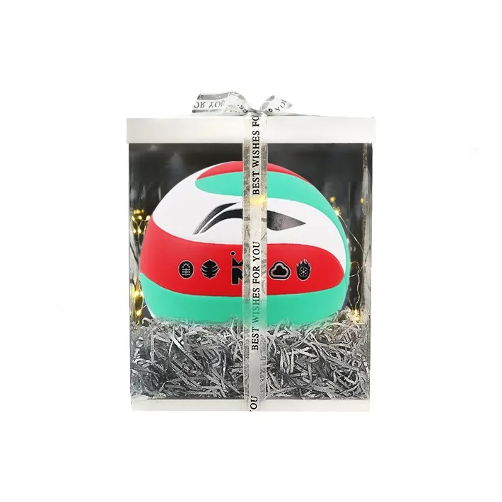 LiNing PU Size 5 Volleyball Unisex White Red Green-1