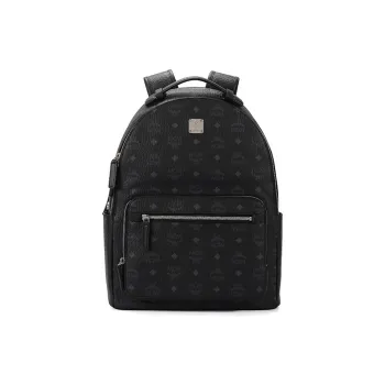 MCM Stark Backpack Visetos Monogram Black