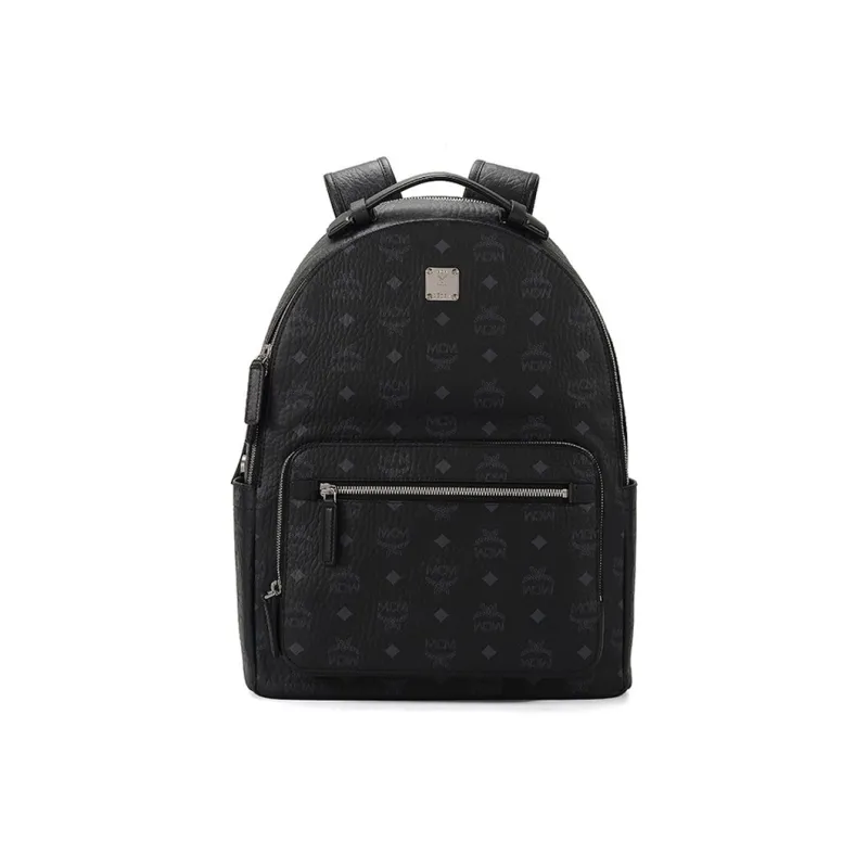 MCM Stark Backpack Visetos Monogram Black-0