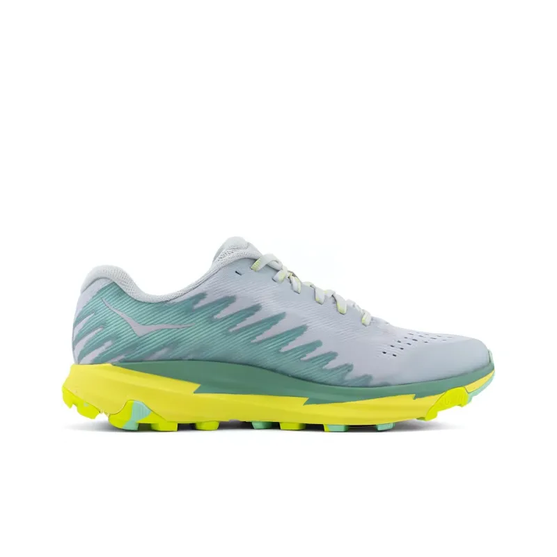 HOKA ONE ONE Torrent 3 Anti-Slip Wear-Resistant Low-Top Casual Running Shoes Unisex Gray Green Yellow-1